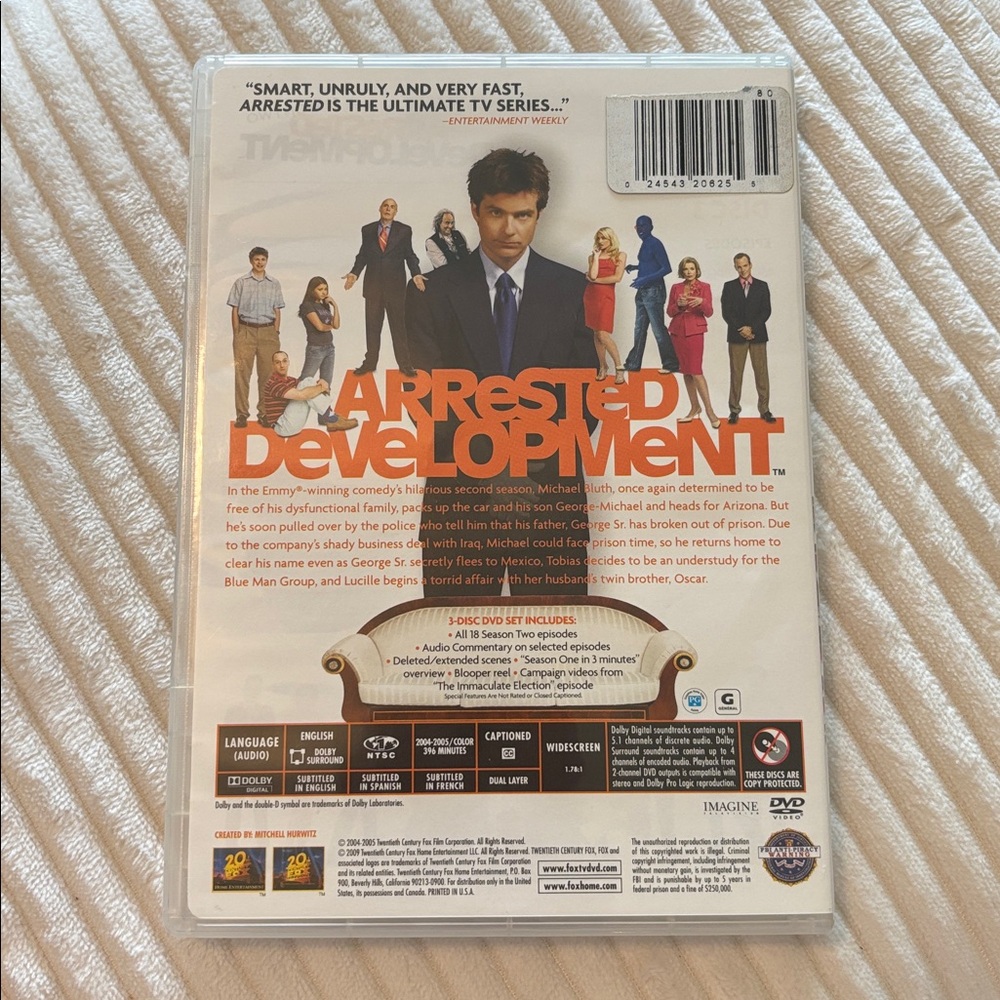 Arrested Development Season Two DVD Set - Picture 3 of 3